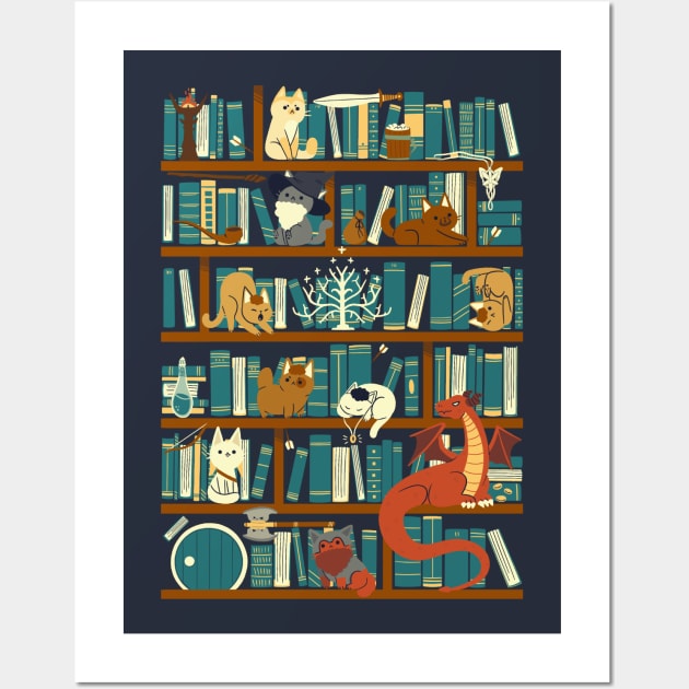 Library of the Ring Wall Art by TaylorRoss1